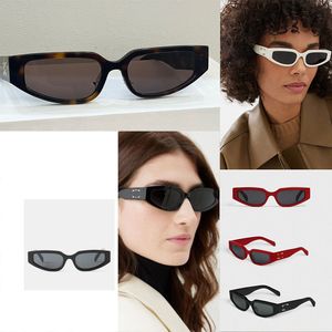 Lunettes de soleil œil de chat de luxe pour femmes, petite monture rectangulaire, haute qualité, résistantes aux UV 400, avec étui de protection CL40269U