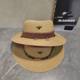 Designer de luxe pêcheur chatte pour hommes et femmes un chapeau unisexe voyage du chapeau de soleil de soleil