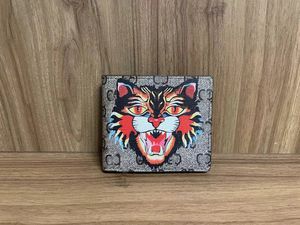Designer Deluxe G portefeuille Clip de carte marmont masculine Ophidia en cuir Red Tiger Red Wolf Wollet avec boîte 2449