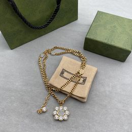 Collier pendentif élégant pour femmes, Design de styliste, mode, diamant unique, atmosphère, bijoux, cadeau de haute qualité