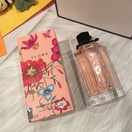 Designer Designer Keulen Men Parfum Roze Flora 100 ml Perfume Geur voor vrouw Man Sexy Geur EDP Parfums Hoge kwaliteit snel schip