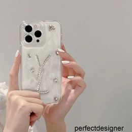 Designer Designer Cream Paint Phonecase Shell Fashion Clear Phone Cases pour iPhone 14 Pro Max 13 12 11 Xs Luxe Lettre Téléphones Housse 238175CWQLO