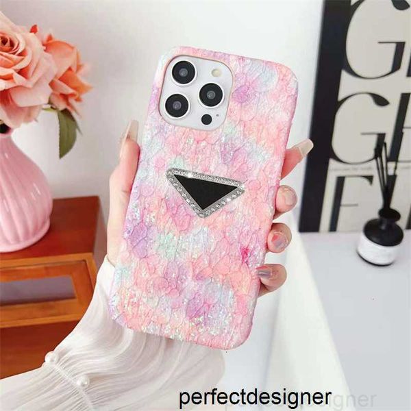 Étuis de téléphone en silicone de concepteur pour iPhone 13 14 Pro Max Designers Pattern Prints Cover Luxury Mobile Shell Satchel P Protection Case Coverage7IUM