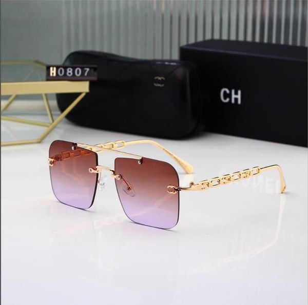 Designer Diamond Cut Carter Sunglasses Hommes et femmes Wire élégant C Luxury Designer Driving Shades Outdoor Protect Path Bridge Sunny Bridge Seven Sungass Janvier