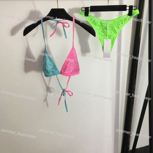 Swims de maillot de bain imprimé diamant de créateur