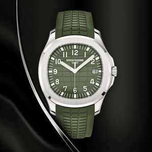 designer diamanten horloge voor vrouwen patk 5068 horloges 2PV7 hoge kwaliteit mechanische achterkant transparant uhr 35,6 montre de pateks aquanaut luxe rubberen band 2JYGL