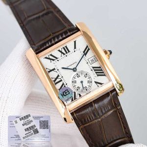 designer diamanten horloge tank polshorloges MC heren automatisch goud W5330001 CKAP mechanisch uurwerk van hoge kwaliteit datum uhr montre cater luxe met doos perfect cadeau