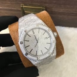 Designer Diamond Watches 2022 Nieuwe aankomst Zirkonia horloge Automatisch opwindbaar Topkwaliteit Stenen Heren Luxe Volledig Iced Out Saffier diamanten polshorloges 0K7M