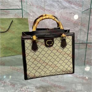Designer Diana Totes Sac Luxury Bamboo Handbag en cuir en cuir Sac à bandoulière Sac à bandoulière pour femmes Sac de portefeuille Imprime