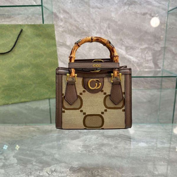 Designer Diana Totes Sac Femmes Luxurys Bambou Sac fourre-tout pour hommes Sac à guichet réel sac à main en cuir