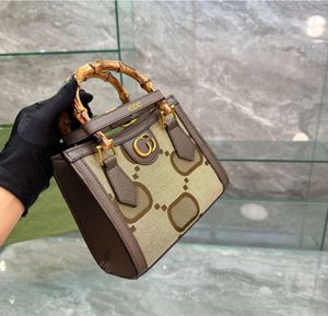 Ontwerper Diana Toes Women Luxurys Bamboo Tote Bags Mens Winkelen Handtassen Crossbody Schouderzak