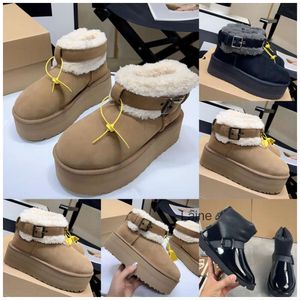 Designer Dipper Classic Boot Soft en Cute Australian Booties Dames Wool Fur Boot Chocolate Duin Chesut Winter Snow Boots