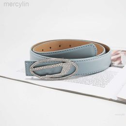 Disels – ceinture à pression avec lettres en strass pour femmes, décoration polyvalente avec robe, ceinture de mode d'été et d'automne