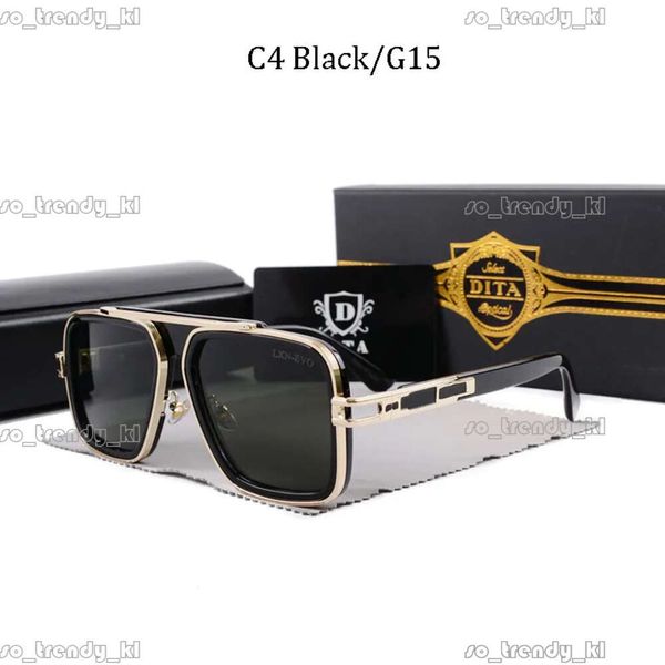 Designer Dita Lunettes de soleil Di lunettes de soleil Man Flight Ta Classic Fashion Too Lunes Goggles Outdoor Beach Sunglasses Femmes Lumières Luxury Lunettes Men avec boîte 294