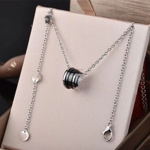 Créateur bricolage charme en céramique coeur pendentif collier bracelet étouffe de boucle de boucles de boucles 925 bijoux sterlling bijoux européen hommes européens femmes bijoux cadeau