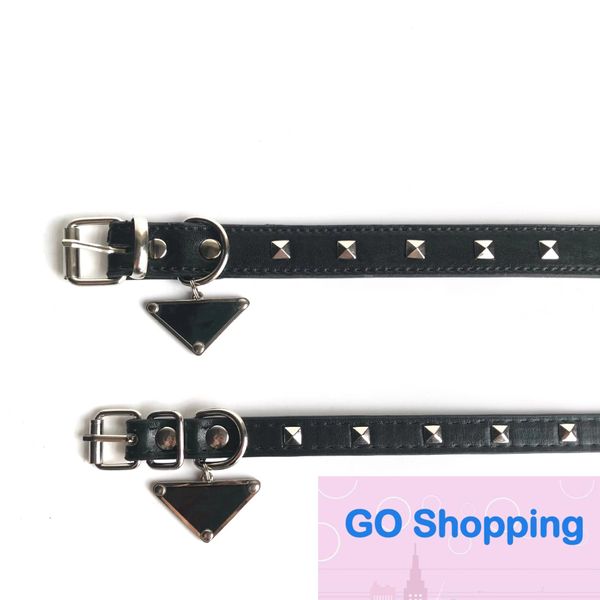 Designer Dog/Cat Jarre Aero Tide Brand Rivet Collar Tide Brand Inverted Triangle Collars All-match