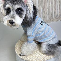 Vêtements de chien designer marques de chiens de chien chiens en tricot en tricots avec un manteau de cavalier de animal de compagnie de lettre classique