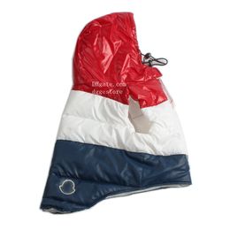 Vêtements de marque pour chiens de marque Vêtements d'hiver pour chiens Vestes à capuche pour chiots Sweat-shirt coupe-vent imperméable pour animaux de compagnie Manteau pour bouledogue français par temps froid L A439