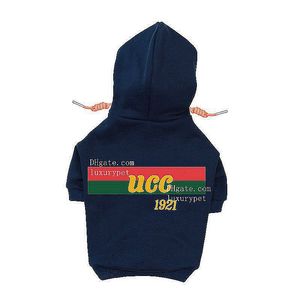 Vêtements pour chiens de créateurs Manteaux de chien à motif de lettre classique Costume de chien doux et chaud Terrier Bully Pitbull Corgi Sweat à capuche pour animaux de compagnie d'hiver froid pour petits chiens de taille moyenne S A971