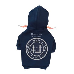 Designer hondenkleding Luxe hondenhoodie Warme hondenkleding Zachte fleece Hondenkleding Hondensweatshirt met klassiek letterpatroon Hondensweaters voor kleine, middelgrote honden Katten Y20