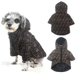 Vêtements de chien de créateur pour chiens Hiver Velvet rempli PETS HOODIE CHAUD PET PET PETIN