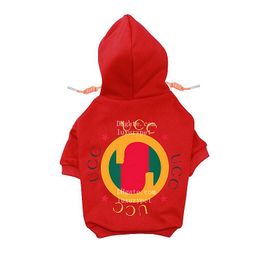 Vêtements de créateur pour chien avec motif annulaire et lettre, veste pour chien en coton doux, manteau chaud pour chiot, sweat-shirt pour Chihuahua par temps froid, sweat à capuche pour chatons et chiens A969