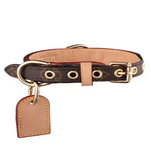 Colliers de chiens de créateurs et laisse ensemble de chiens personnalisés collier en cuir de luxe lettres classiques laisse des petits chiens yorkies chihuahua 62964943