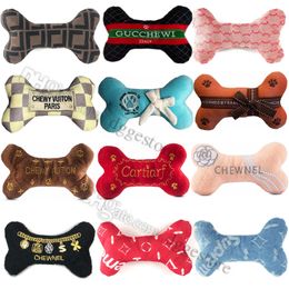 Designer Dog Toys Dog Fashion Hound Collection Unique Squaky Sclush Dog Toys Bone Passion for Fashion (Accessoires) pour les chiots Small Dogs Party Photography H23