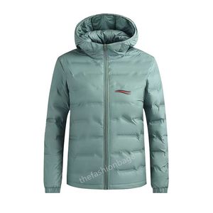 Designer donsjack heren en dames van hoge kwaliteit grafeen zelfverwarmende capuchon lichtgewicht korte jas outdoor stylist winterjas