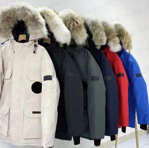 Designer donsjack Canadese donsjas voor heren Winterwarme jas Damesjas Winddicht geborduurd alfabet Street wear Casual herenjas