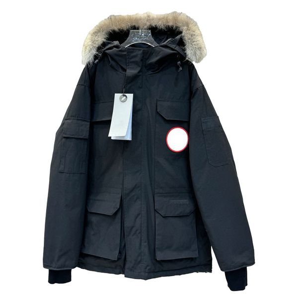 Designer Down Jacket Femmes et hommes Longueur moyenne Hiver Nouveaux amateurs de style canadien Vêtements de travail Épais Goose Down Jacket Hommes Midi Parka Vêtements de plein air Canada