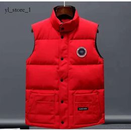 Designer Down Vest Pocket Veste Zipper Badges Hommes Downs Luxe Mode Casual Manteau Goose Tops Outwear Multiple Couleur Femmes Hiver Canadas Goose Jackets 4915