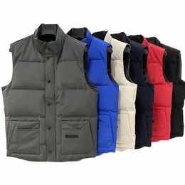 Designer Down Vest Pocket Jackets Parkas Manga Longa Zipper Emblemas Homens Downs Casaco Casual Ganso Canadense Tops Outwear Múltipla Cor 12hv #