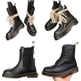 Designer Dr Boot Ownes Sneaker Hommes High Top Ownes Chaussure Femme Cuir Chaussure à fond plat Couture Martre Couple Cuirs Doublure Semelle en caoutchouc avec boîte Taille 35-41