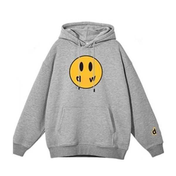 Designer Draw Smiley Face Man Brand Drawdrew Lettres à sweat imprime