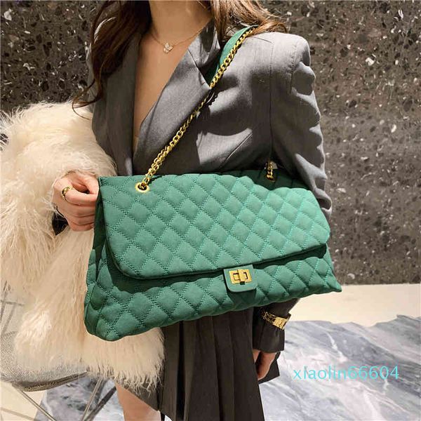 Designer-Dress bag Fragrance Lazy Lingge Large Capacity Fashion Embroidery Tide Chain Bag Women