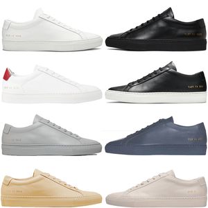 Zapatos de vestir de diseñador para hombres, mujeres, zapatillas de deporte casuales de lona baja, triple negro, blanco, extraordinarias zapatillas de deporte para hombre al aire libre, marca de moda, proyectos comunes, zapatillas planas