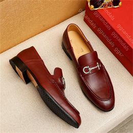 Chaussures habillées de créateur mocassins de luxe en cuir véritable noir marron chaussures faites à la main pour hommes chaussures de mariage d'affaires décontractées
