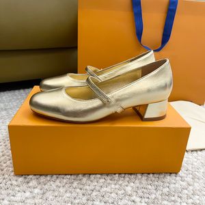 Designer kledingschoenen Mary Jane schoenen balletschoenen dikke hakken hoogwaardige damesschoenen