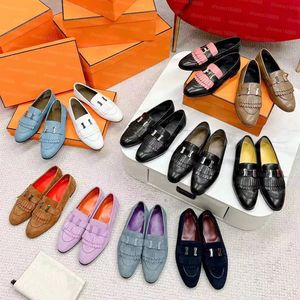 Designer kleding schoenen Royal Loafer Dames Klassiekers Leer Luxe Office Loafers Mode Casual schoenen