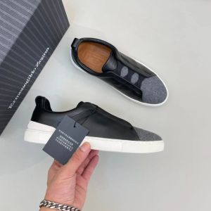 Designer nette schoenen Zegna veterschoenen Business Casual Sociaal Bruiloft Premium leer lichtgewicht dikke sneakers Formeel Schoenmaten 35-45