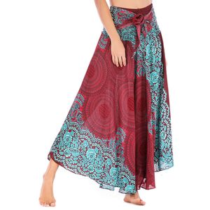 Designer Dress Dames Long Lace Perspectief Ronde Nek Casual Thaise jurk Rok strand Holiday Damese rok twee grote swingrok buik dansbaljurk 3MHJ