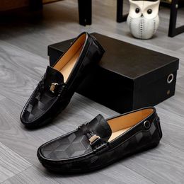 Designer Driver Estate Loafer Schoenen Heren klassiekers Arizona Hockenheim Loafers Reliëf Mode Lederen Casual Schoen Topkwaliteit Maat 39-45 06