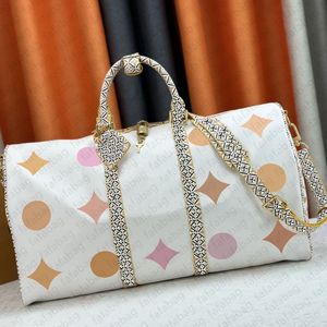 Diseñador Duffel Bag Women Bag Travel Fitness Fashion Fashion Cross Cross Body Bag Bag Bag Bols Bolsas de negocios 50 cm