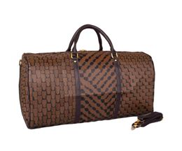 Bolsas de lona de diseñador Fashion Top de alta calidad para hombre Luxury Mens Luggage Gentleman Bolsos de viaje Bolsos de cuero Gran capacidad para llevar a cabo los equipos
