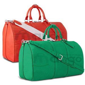 Designer Duffle Bag Women Travel Bag Fitness Handtas Mode Turnus Cross Body Body Boint Bagon Men Business Tote Tassen 50 cm