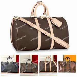 Bolsas de lona de diseñador Holdalls Bag Duffel Luggage Bolsas de viaje de fin de semana Hombres Mujeres Luggages Viajes Estilo de moda de alta calidad 2595
