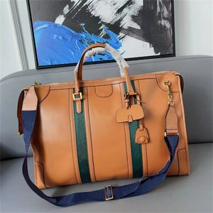 Designer Duffle Bags Rood en Green Stripes Holdalls Luxury handtassen Duffel Bagage Weekenden Travelzakken Men Dames Luggages Travels Handtas TOTE
