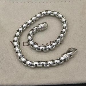 Designer Dy 5mm Box -kettingarmbanden in Sterling Sier Hip Hot Jewelry Party Wedding Men Women Gift Groothandel
