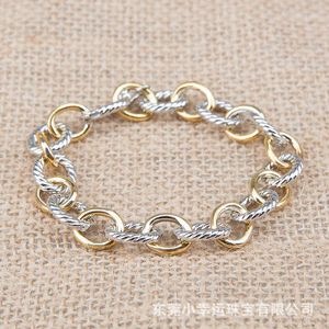 Designer DY Bracelet Luxe Top Ovale Chaîne Fermoir Bracelet Populaire Twist Accessoires Bijoux Haut De Gamme Haute Qualité Mode Romantique Cadeau De La Saint-Valentin